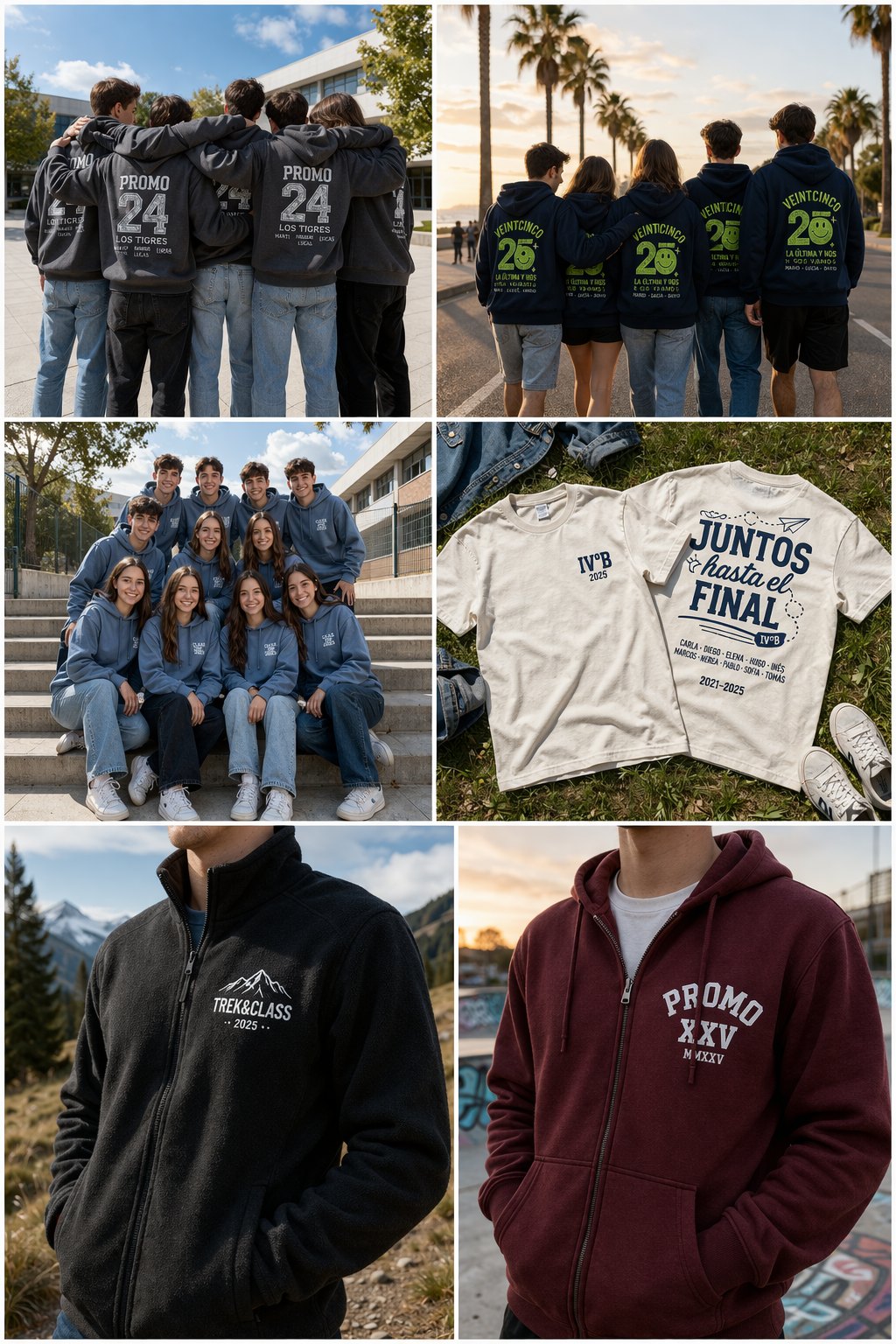 Sudaderas para campamentos en Navarra