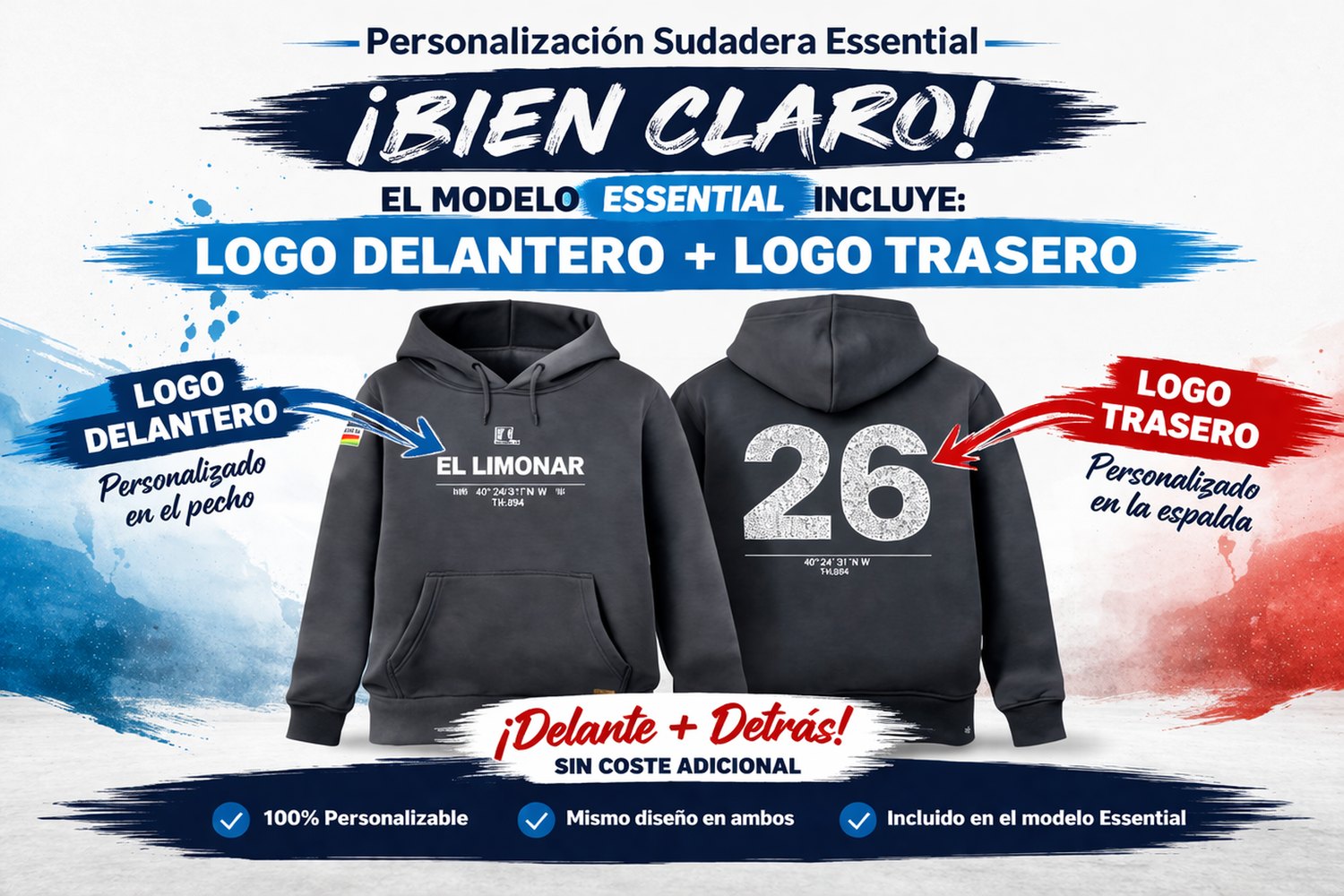 Sudaderas personalizadas para empresas en Navarra