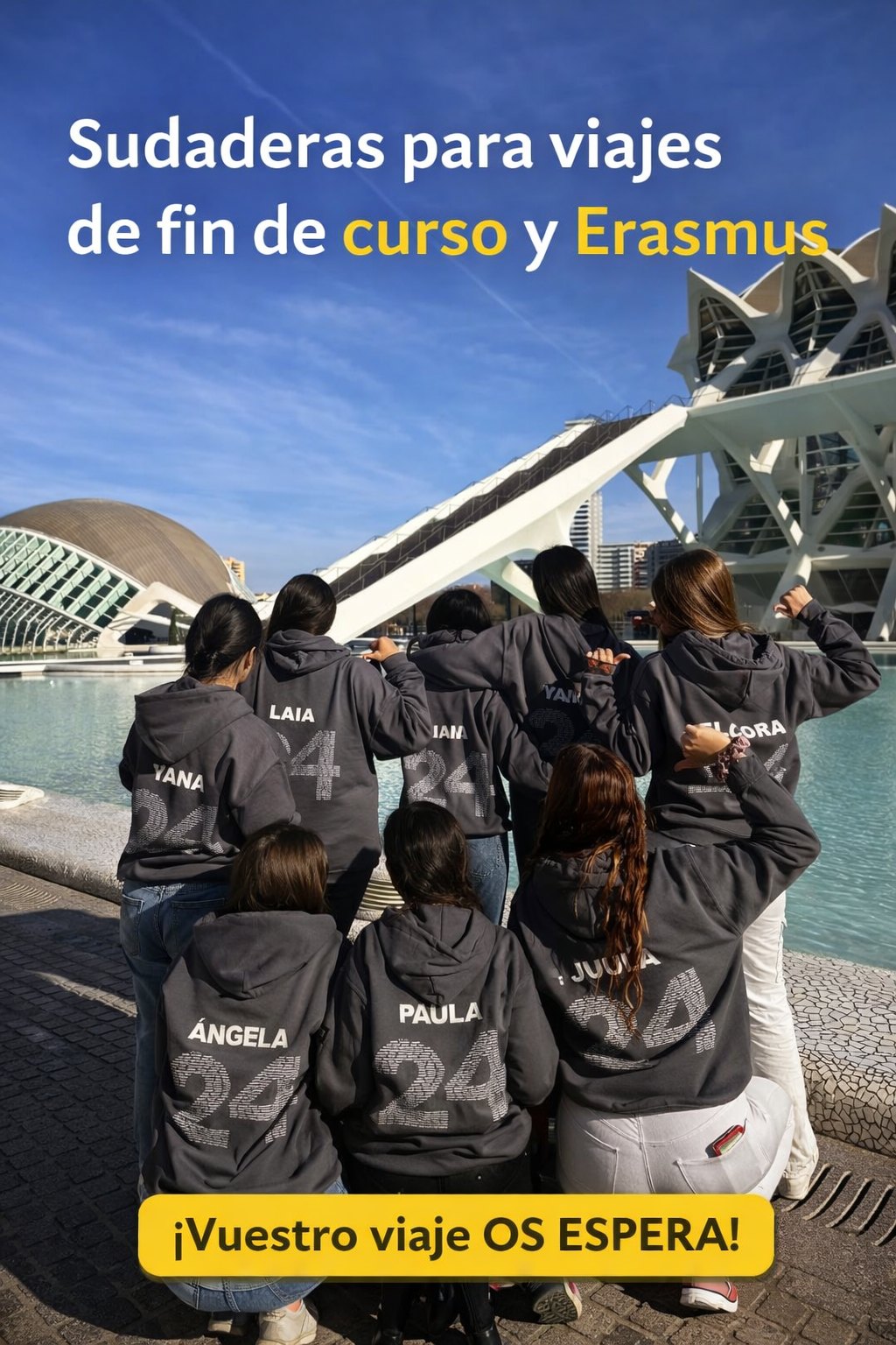 Sudaderas Erasmus en Navarra