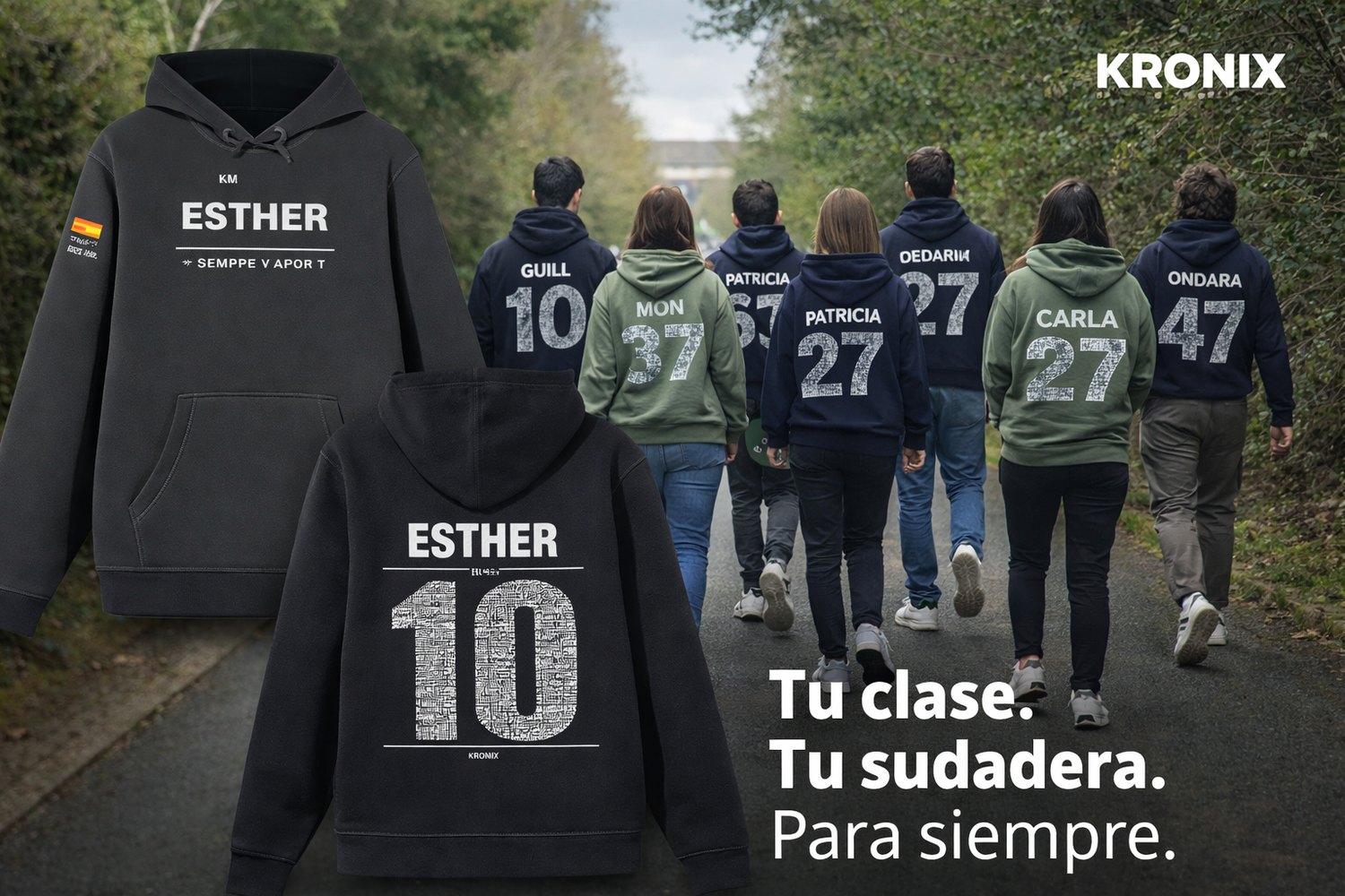 Sudaderas para 4.º ESO en Navarra