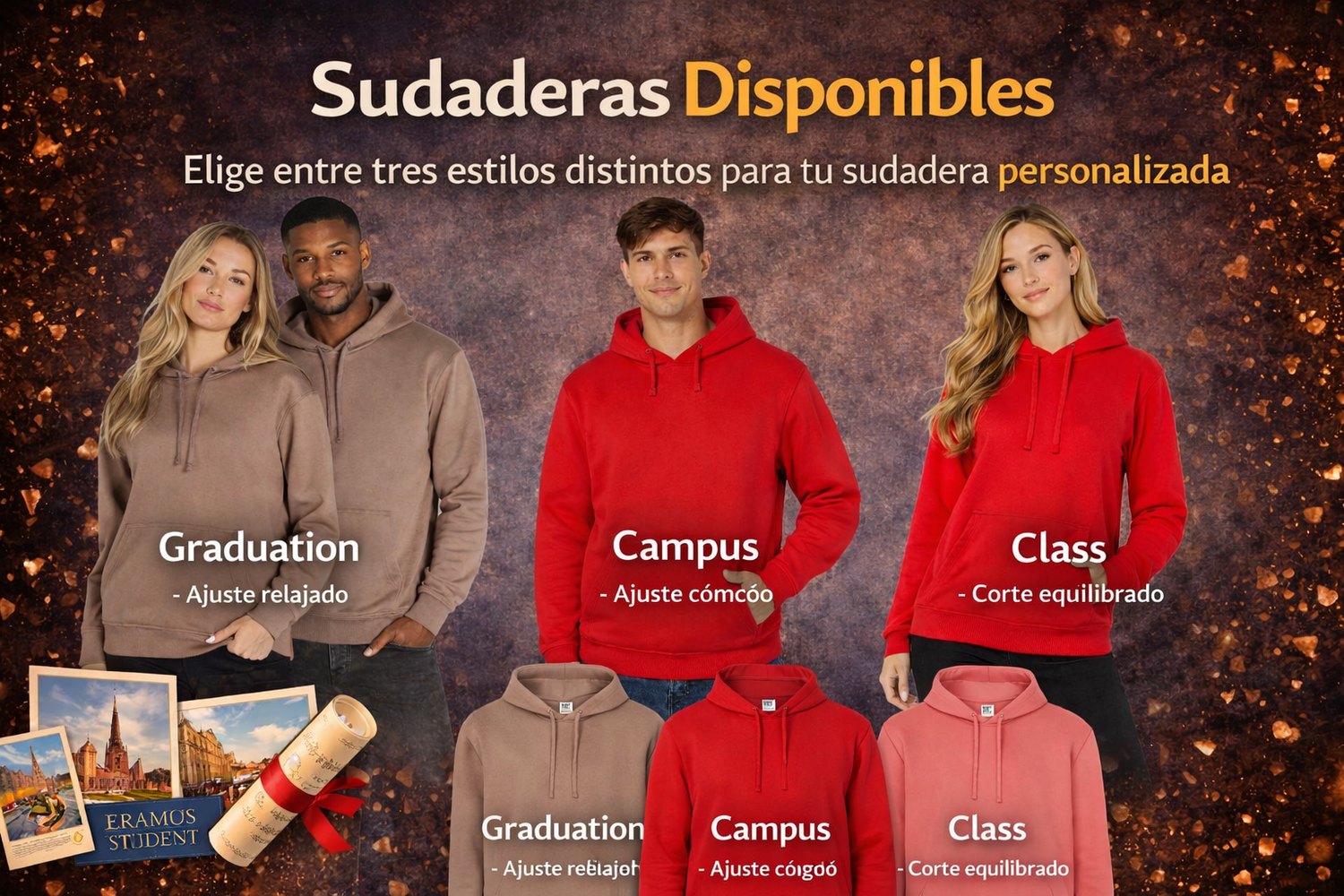 Modelos de sudaderas personalizadas Kronix